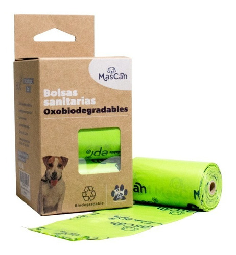 Bolsas 100% Biodegradables 120 Unidades Para Mascotas