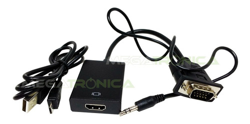 Conversor Vga A Hdmi Con Audio Notebook Pc A Hdmi Pantalla