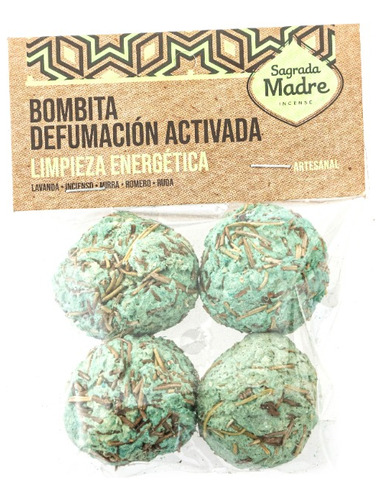 Bombitas Defumación Sagrada Madre (bolsita X 4 Unid.) 