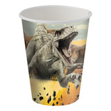 Copo Papel Tema 200ml Jurassic World 3 Park - 08 Unid