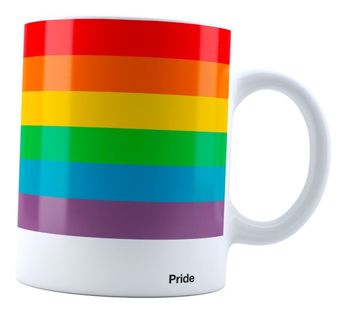 Taza Ceramica Colores Pantone Bandera Pride Lgbt