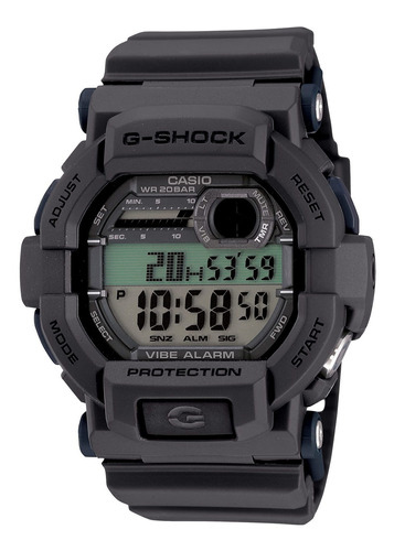Reloj Hombre Casio Gd350-8 Cuarzo 53mm Pulso Gris En Resina