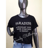 Remera St  Marie Paradise Lino Talle Unico Divinas!!!