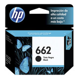 Cartucho Tinta Original Hp 662 Negro Somos Mayoristas 