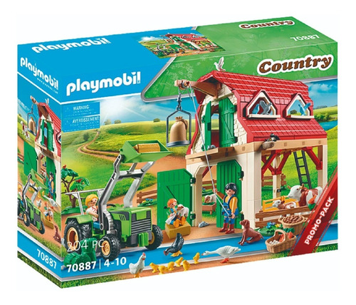 Playmobil Granja Cria De Animales Pequeños 70887 Juguete C