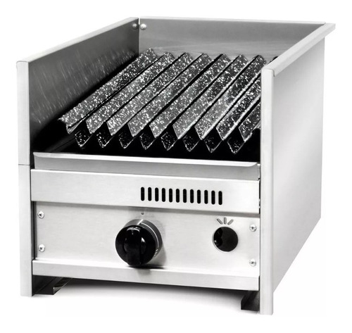 Parrilla Gas Acero 1 Quemador 4500cal/h Corbelli 35 Cm