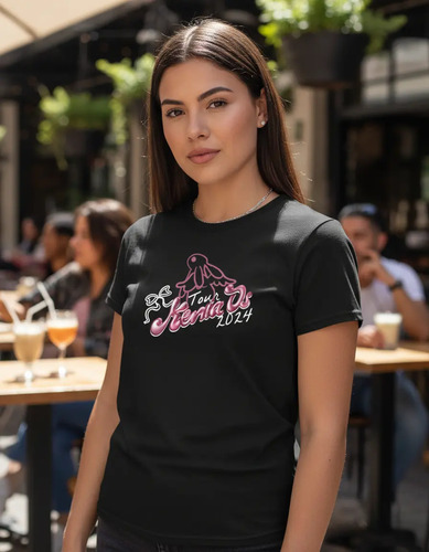 Playera Kenia Os Tour Conejo 2024 Pink Aura Dtf