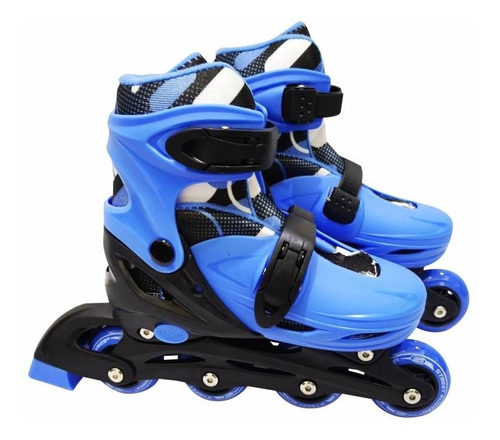 Patines Rollers Extensibles Celeste Talle 39 Al 41 