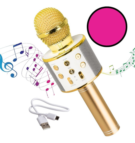 Microfono Karaoke Bluetooth Inalambrico Parlante Efectos