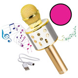 Microfono Karaoke Bluetooth Inalambrico Parlante Efectos