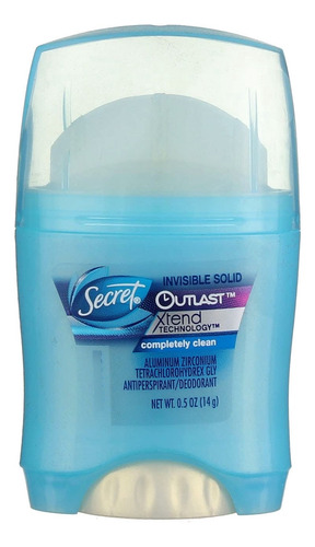Secret Invisible Solid Outlast Desodorante Antitranspirante.
