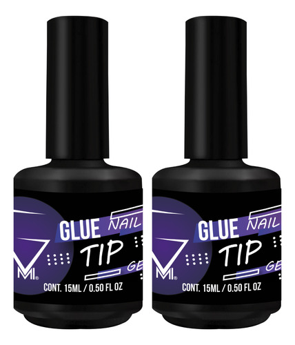 Glue Nail Tip Gel Pegamento De Cristales De Uñas 2 Pzas.