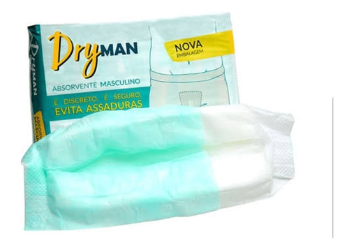 Absorvente Dryman Masculino Kit Com 100 Unidades