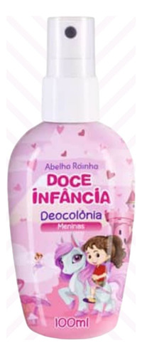 Colônia Para Criança Menina Infantil Feminina Doce Infância