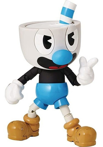 1000 Toys Cuphead: Mugman Figura De Acción, Multicolor