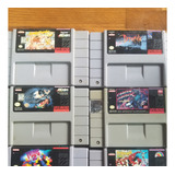 Lote De 6 Juegos Para Super Nintendo Snes Originales C