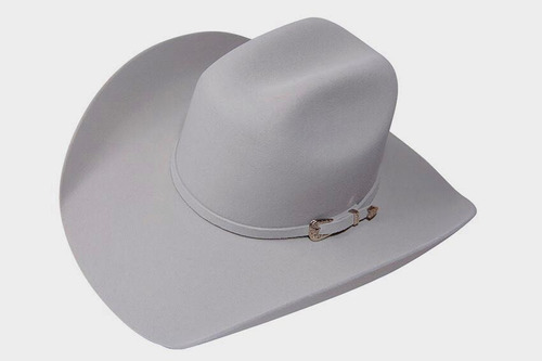 Sombrero Texana Goldstone Toro Clásica Gris 100% Lana Fina.