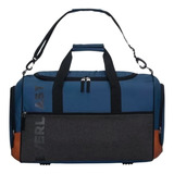 Bolso De Viaje Crossfit Deportivo Everlast Gimnasio Gym Color Azul 15290 Talle Único