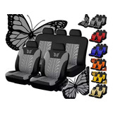 Cubre Asientos Coche Estilo Mariposa Grueso Universal 9pcs