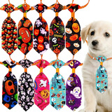 Masue Pets 10 Unids/pack De Corbatas Para Perros De Hallowee