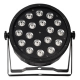 Foco Proyector Luces Rítmicas Rgbw 18 Led Dmx Para Fiestas