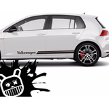 Calco Ploteo Lateral Slash Volkswagen Golf