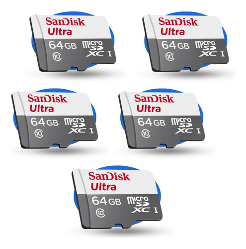 Cartão Memória 64gb Micro Sd Sandisk  Classe 10 Ultra