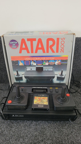 Video Game Atari 2600s Na Caixa Ótimo Estado 