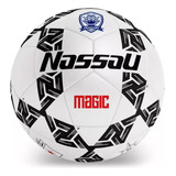 Pelota Futbol Nassau Magic Numero 5 Cesped Natural Semi Pro Color Blanco Con Negro