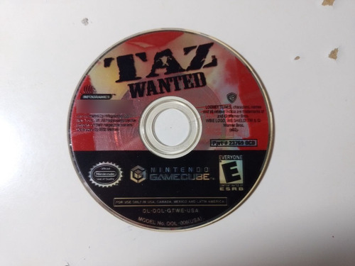 Taz Wanted Nintendo Gamecube