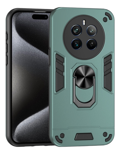 Funda Con Forma De Anillo Verde Para Realme 9 Pro Para Realm