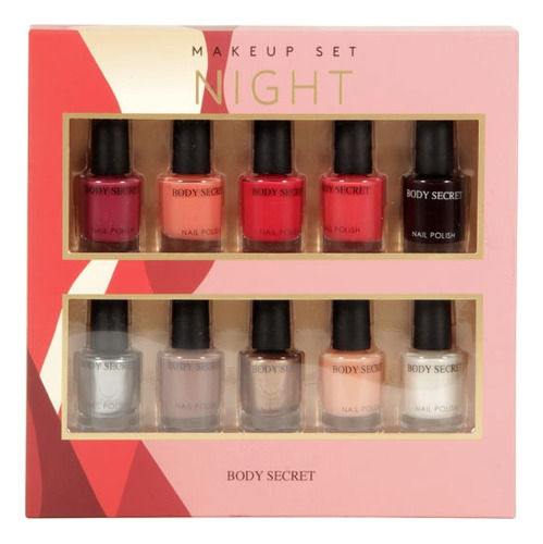 Set Esmalte De Uñas Body Secret Night