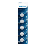 Pilha / Bateria Lithium Cr2032 Philips Cartela C/ 5un  C/ Nf