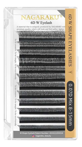 Blister Nagaraku Efecto W 6d Extensión De Pestañas | MercadoLibre