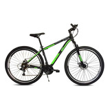 Bicicleta Montaña Alurock Kraken 21v Freno Disco Rod 29 Alum Color Verde