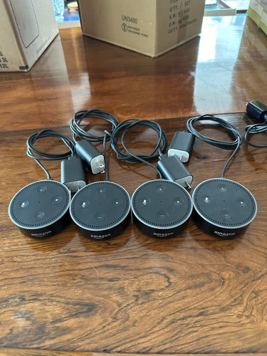 4 Unidades Do Amazon Echo Dot 2nd Gen