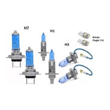 Kit Lampada Super Branca Gm Vectra 1997 A 2000 Farol E Milha