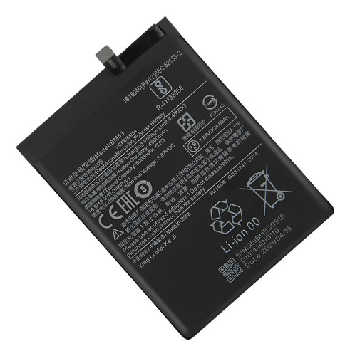 Batería Pila Para Teléfono Xiaomi Mi 10t Pro Mi 10t Bm53 