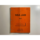 Manual Nba Jam Arcade Fliperama Original Americano! 