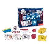 Brinquedo Infantil Kit Com 12 Truques De Mágica P/ Crianças