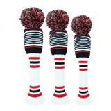 10 X 3pcs Head Covers Golf Wood Headcover Guardia De Rayado