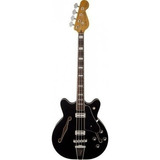 Bajo Eléctrico Fender Coronado Bass Media Caja Negro Cuot