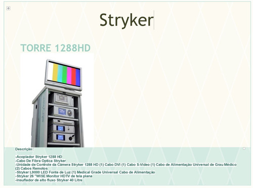 Stryker - Torre De Vídeo  1288hdcom Armário