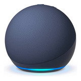 Asistente Virtual Amazon Echo Dot 5ta Gen Con Reloj Azul