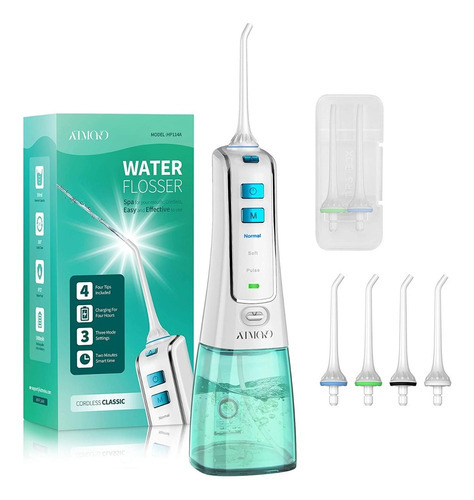 Irrigador Water Flosser Con 4 Puntas