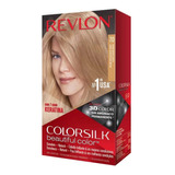 Kit Tinte Revlon  Colorsilk Beautiful Color Tono 070 Rubio Medio Cenizo Para Cabello