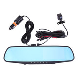 Dashcam Carro Retrovisor Camara Dual De Reversa Infrarojo