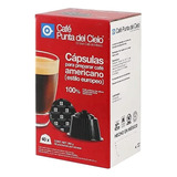 ** 40 Cápsulas ** De Café Americano Punta Del Cielo