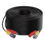 Cable Siames 20 Metros Para Camaras Seguridad Cctv Bnc Video