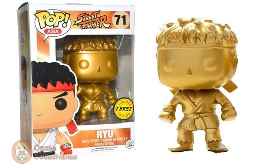 Funko Pop - Street Fighter - Ryu Golden Chase #71+ Protector